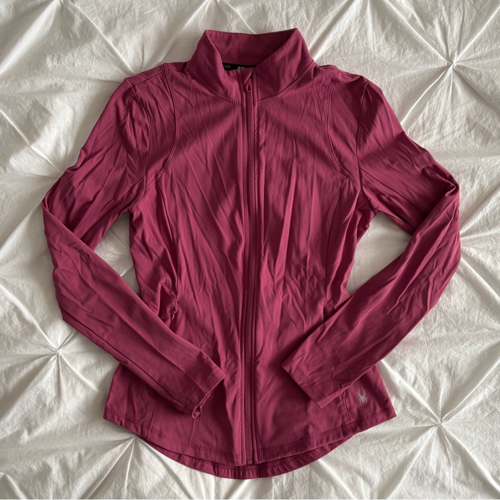 spyder full zip yoga athletic jacket